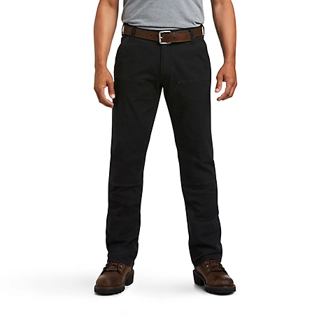 Ariat Men's Stretch Fit Natural-Rise Rebar M7 Slim Made Tough Double-Front Straight Work Pants