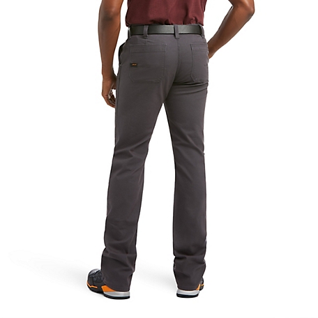 Men's Rebar M7 DuraStretch Made Tough Straight Pant in Grey, Size: 29 X 30  by Ariat