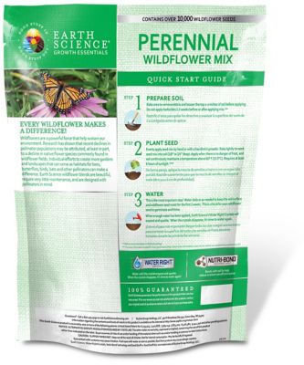 Image showing  Perennial All-in-One Wildflower Mix with Seed, Plant Food, Soil Conditioners and Water Right Crystals