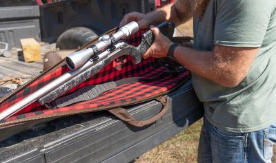 Image showing  Rawhide Series Waxed Canvas Rifle Case