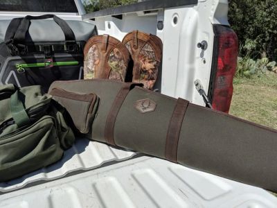 Image showing  Rawhide Series Waxed Canvas Rifle Case