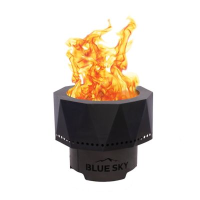 Image showing  15.76 in. The Ridge Portable High-Efficiency Wood Pellet Fire Pit, Black