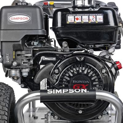 Image showing 7 th SIMPSON 3,500 PSI 4 GPM Gas Cold Water Industrial Series Pressure Washer, Honda GX270 Engine, 49 State
