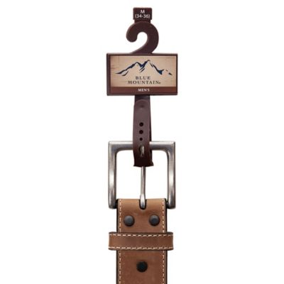 Image showing 5 th Blue Mountain Men's Leather Crazy Horse Belt