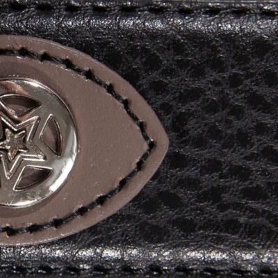 Image showing 6 th Blue Mountain Men's Leather Western Pebble Grain Belt, 1-3/8 in.