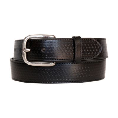 Blue Mountain Men's Basketweave Leather Belt, 1-3/8 in.