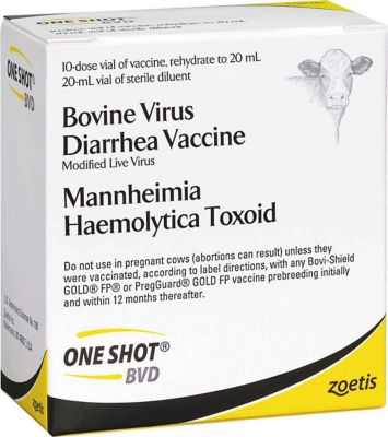 Zoetis Bovi-Shield Gold One Shot Cattle Vaccine, 10 Doses