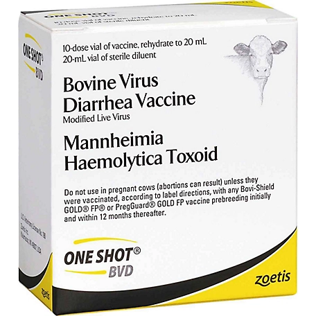 Zoetis Bovi-Shield Gold One Shot Cattle Vaccine, 10 Doses