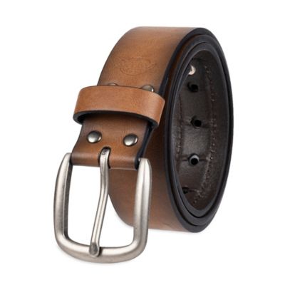 Image showing  Men's Synthetic Leather Casual Logo Patch Belt, 38 mm