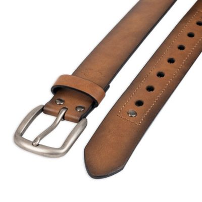 Image showing  Men's Synthetic Leather Casual Logo Patch Belt, 38 mm