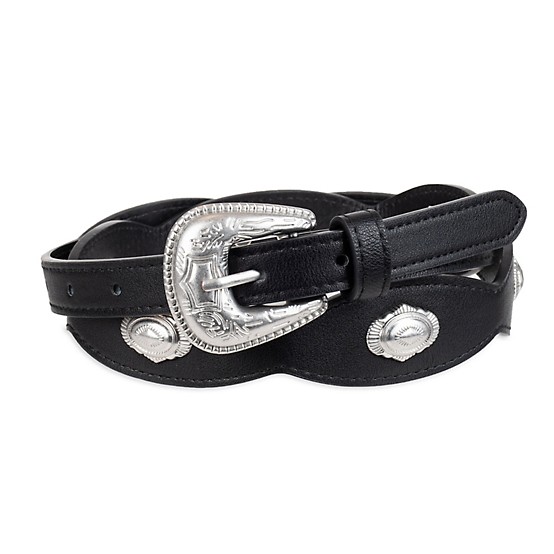 Indigo Supply Co. Women's Synthetic Leather Concho Belt, 19 Indigo Supply Co. Women's Synthetic Leather Concho Belt, 19