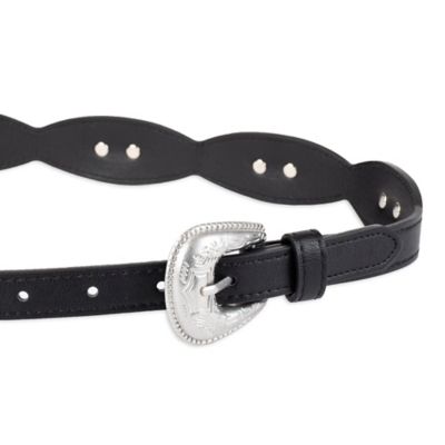 Image showing  Women's Synthetic Leather Concho Belt, 19 mm