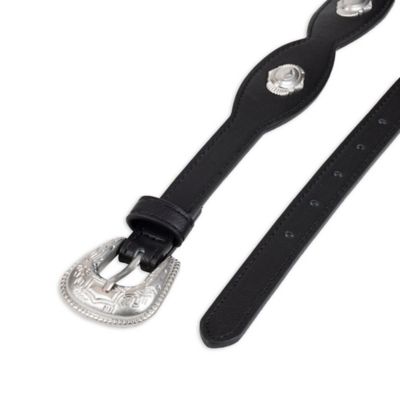 Image showing  Women's Synthetic Leather Concho Belt, 19 mm