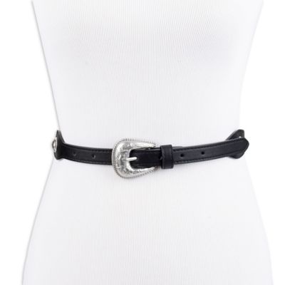 Image showing  Women's Synthetic Leather Concho Belt, 19 mm