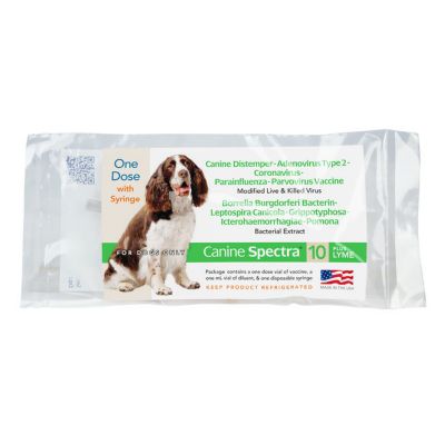 Spectra Canine 10 Lyme Dog Vaccine 1 Dose with Syringe at