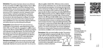 Image showing  Canine 10 Plus Lyme Vaccine for Dogs with Syringe, 1 Dose