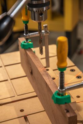 Image showing  PM2820EVS Drill Press Table with Microjig Clamps