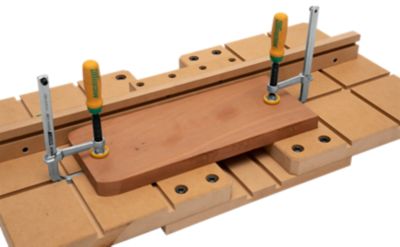 Image showing  PM2820EVS Drill Press Table with Microjig Clamps