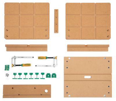 Image showing 5 th Powermatic PM2820EVS Drill Press Table with Microjig Clamps