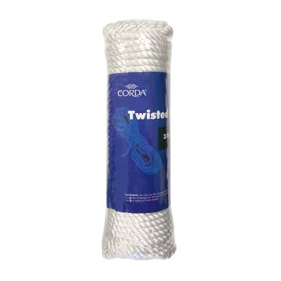 CORDA 3/8 in. x 100 ft. Twisted Nylon General Purpose Rope