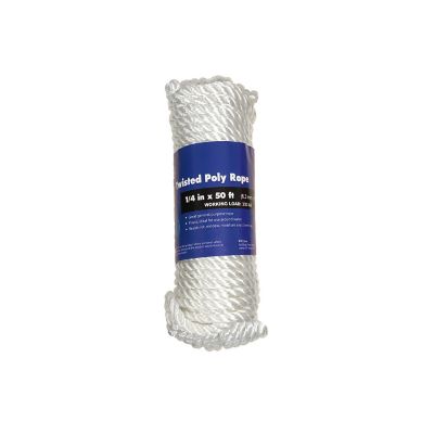 CORDA 1/4 in. x 50 ft. Twisted Nylon General Purpose Rope