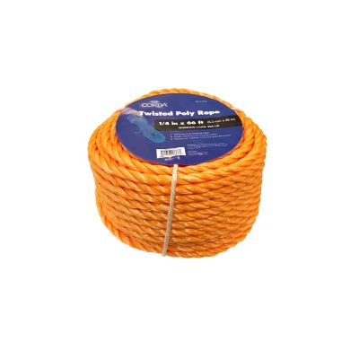 Image showing  1/4 in. x 66 ft. Twisted Polypropylene General Purpose Rope
