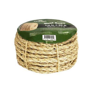 Image showing  1/4 in. x 50 ft. Plant-Based Sisal Rope