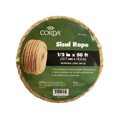 Sisal Rope 1/4 in. x 100 ft. - Canac