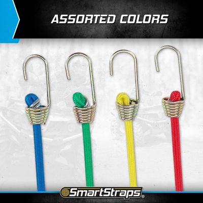 Image showing  Assorted Mini Bungee Cords, 20-Pack