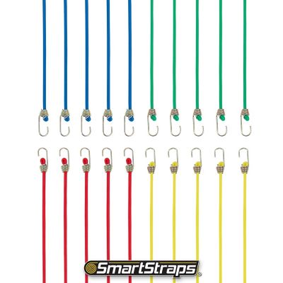 Image showing 9 th SmartStraps Assorted Mini Bungee Cords, 20 pk.