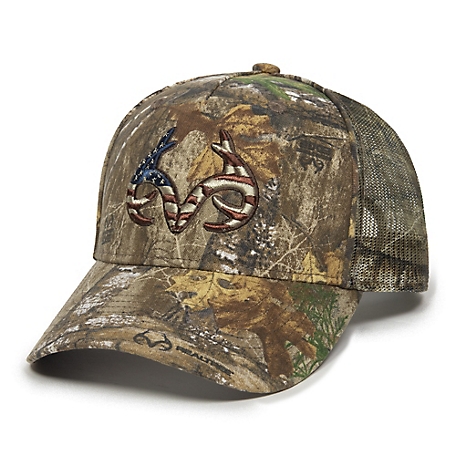 Realtree Edge Camo USA Antlers Trucker Hat at Tractor Supply Co.