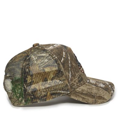 Image showing  Unisex Adult Edge Camo USA Antlers Trucker Hat