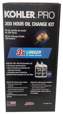 Image showing  300 Hour Oil Change Kit with 10W-50 Oil and Oil Filter