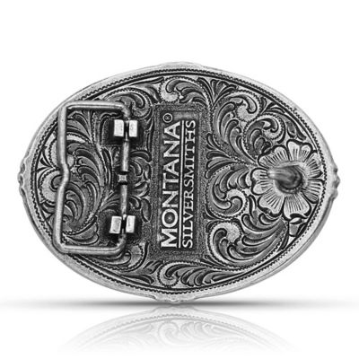 Montana Silversmiths Tri-Color Southwestern Buffalo Attitude Belt Montana Silversmiths Tri-Color Southwestern Buffalo Attitude Belt