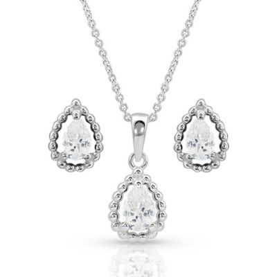 Image showing  Arctic Rain Teardrop Jewelry Set