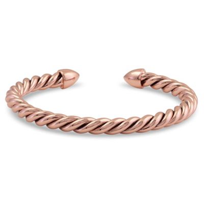 Montana Silversmiths Men S Roped In Rose Gold Cuff Bracelet 7 5 In Length X 0 27 In Width X 0 27 In Height Bc4709 At Tractor Supply Co