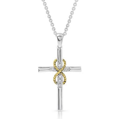 Montana Silversmiths Eternal Faith Cross Necklace, NC4728