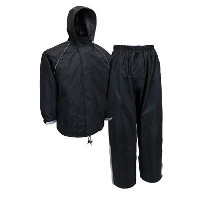 Image showing  Men's Hi-Vis Rain Suit, Black