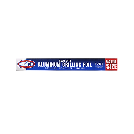 Kingsford 120 sq. ft. Standard Heavy-Duty Extra-Wide Grilling Aluminum Foil, Value Size Grilling Foil