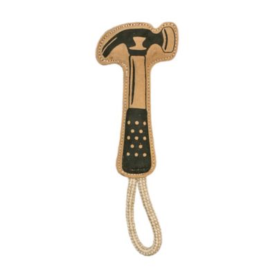 Territory Natural Leather Hammer Tug Dog Toy