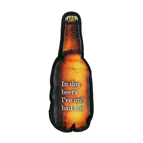 Territory Beer Bottle Crunch Dog Toy