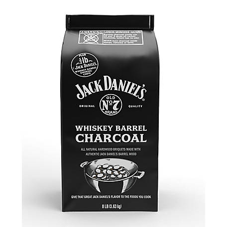 Frontier JD.WBC68.U.06 Jack Daniels Whiskey Barrel Charcoal Briquets and Smoker 