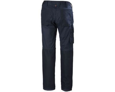 Image showing  Relaxed Fit Mid-Rise Oxford Service Pants