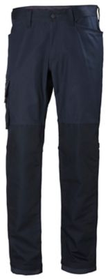 Image showing  Relaxed Fit Mid-Rise Oxford Service Pants