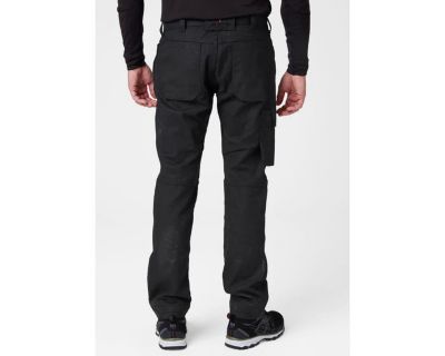 Image showing  Relaxed Fit Mid-Rise Oxford Service Pants