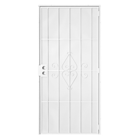 metal security screen door