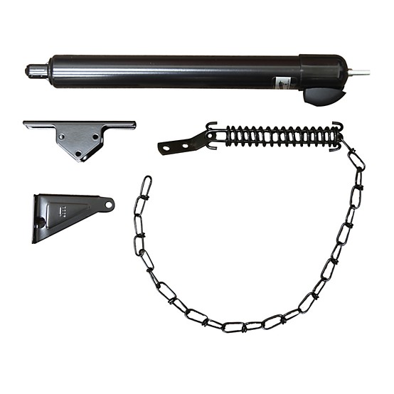 Black Heavy Duty Door Closer and Windchain Black Heavy Duty Door Closer and Windchain