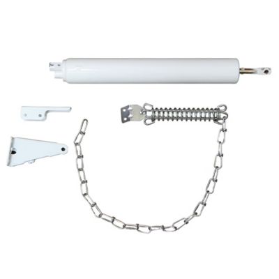Titan White Heavy Duty Door Closer and Wind Chain, IDA09300WHT It is noisy though when opening the door