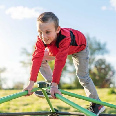 Image showing 7 th Lifetime Climbing Dome, 66 in., Mantis Green/Bronze, 5 ft. 6 in. x 11 ft., 600 lb. Capacity, Ages 3-10