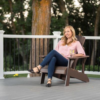 Image showing 5 th Lifetime Adirondack Chair, Rustic Brown